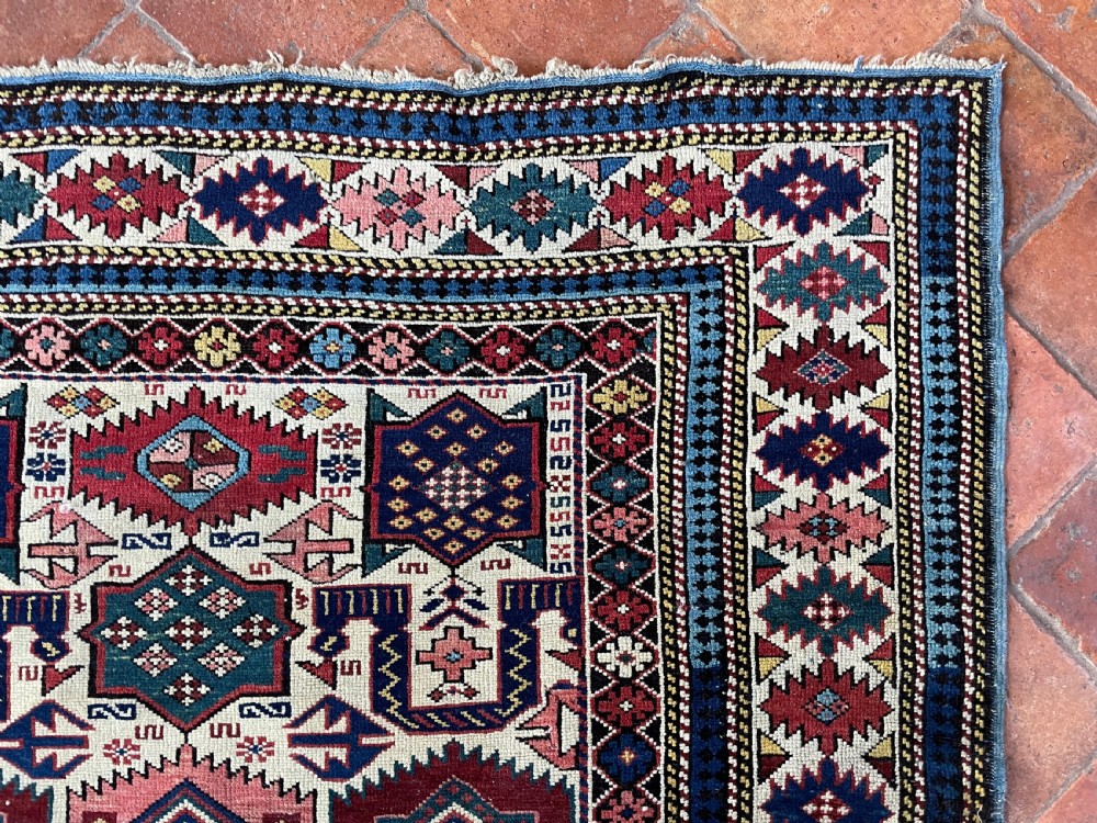 Antique Kuba rug View V