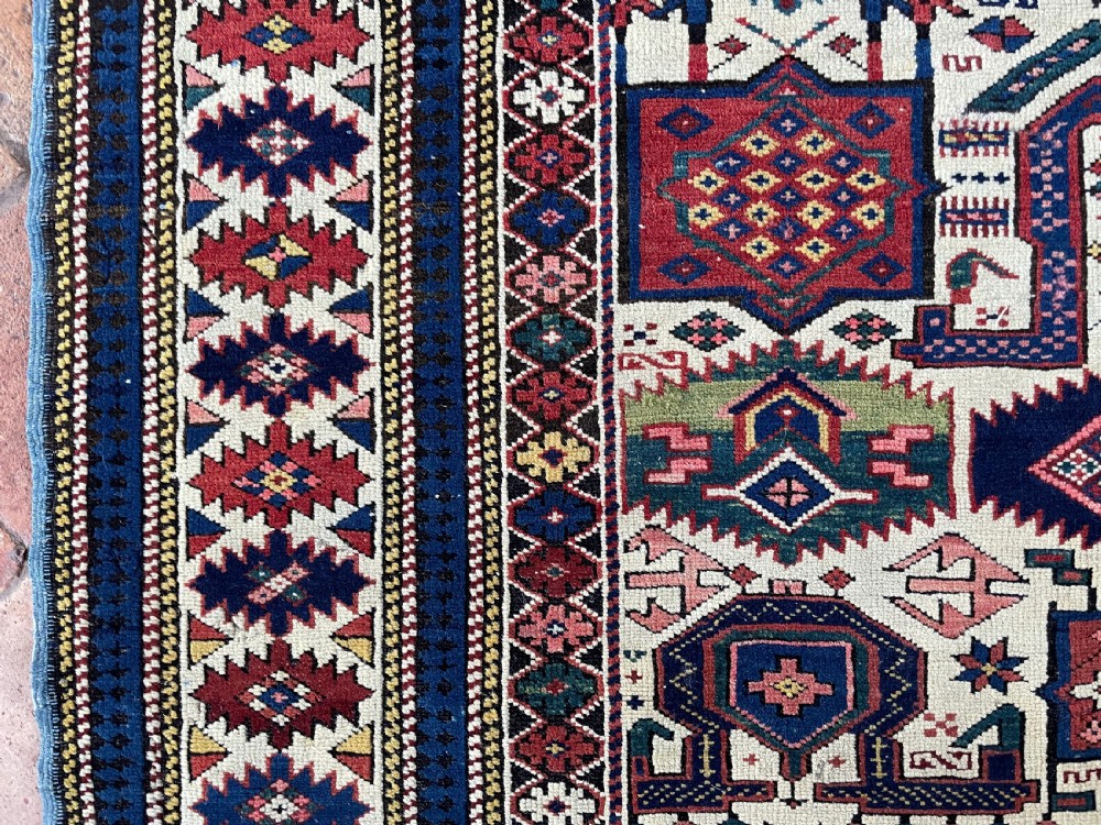 Antique Kuba rug View X