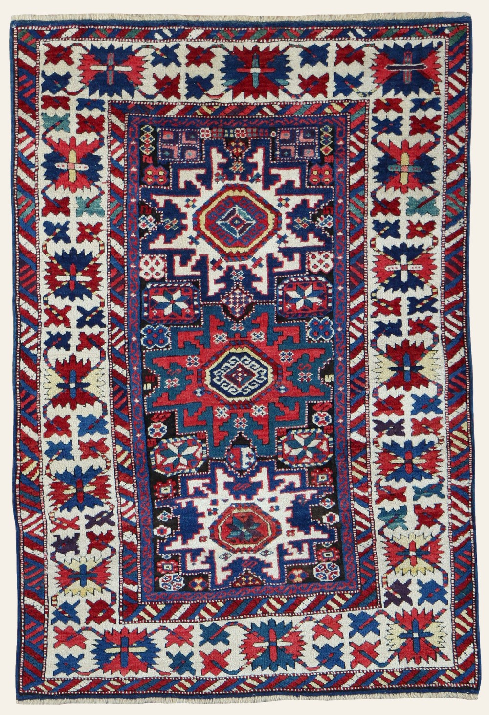 Antique Lesghi rug