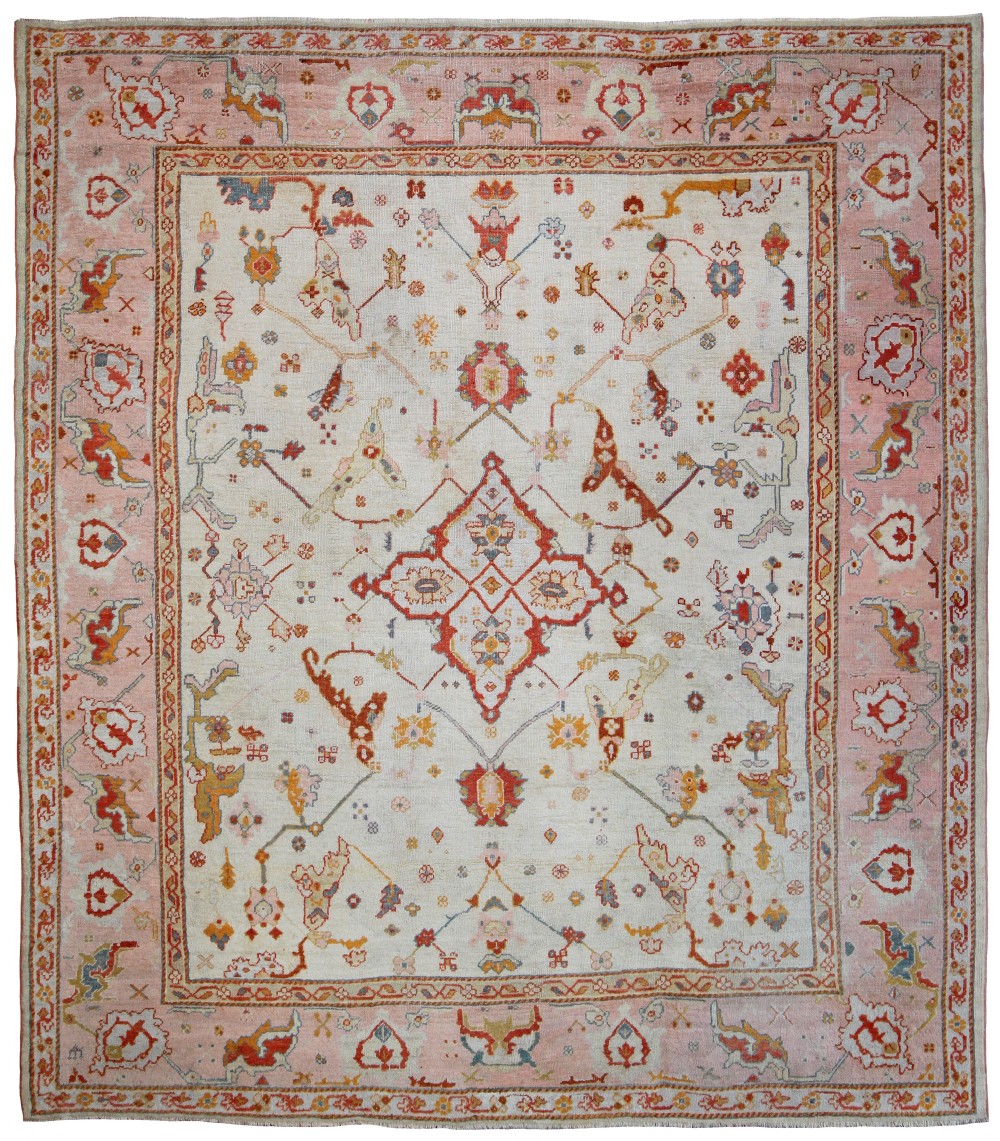 Rare Antique Ushak Carpet, Circa 1880