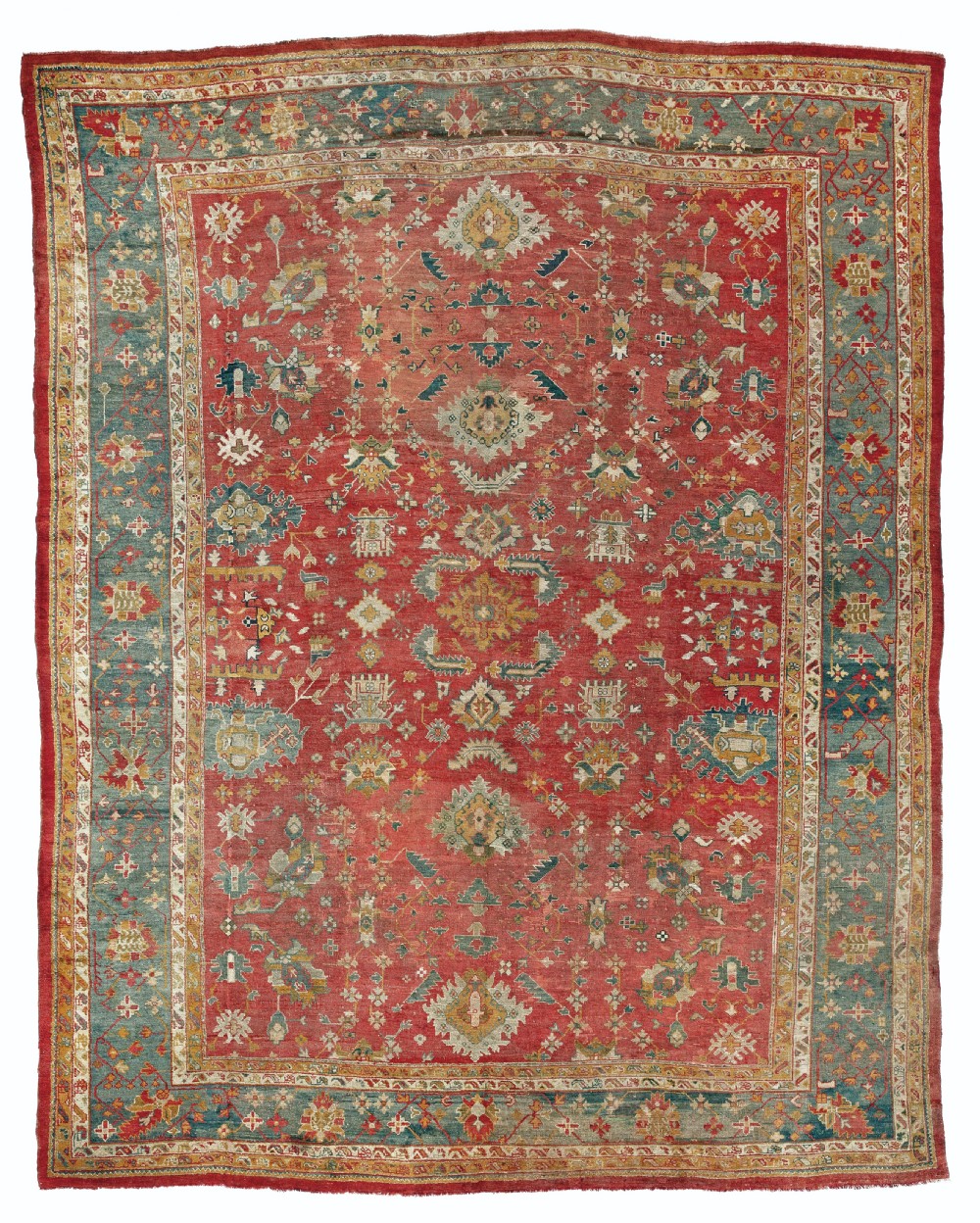 Antique Ushak carpet