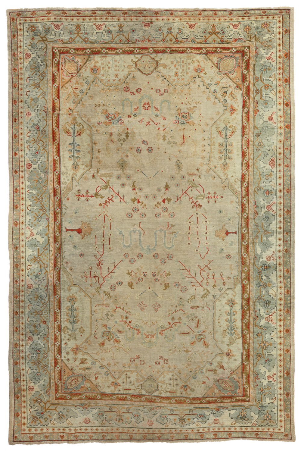 Rare Antique Ushak carpet