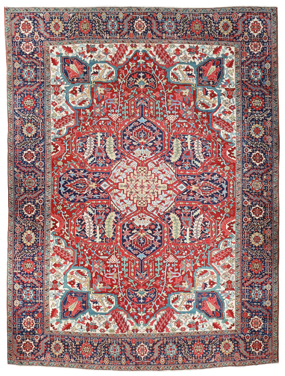 Antique Heriz carpet