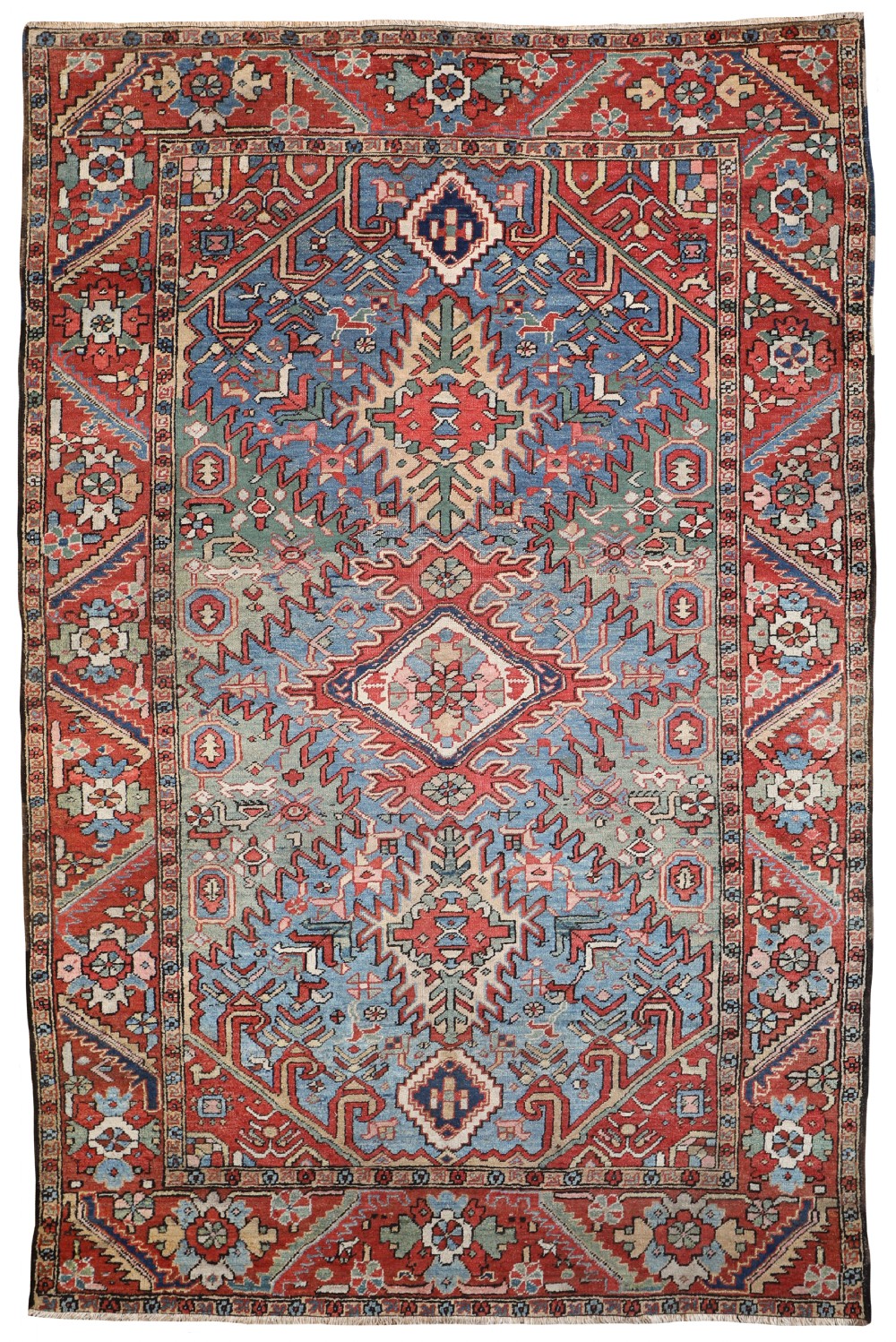 Rare Antique Heriz carpet