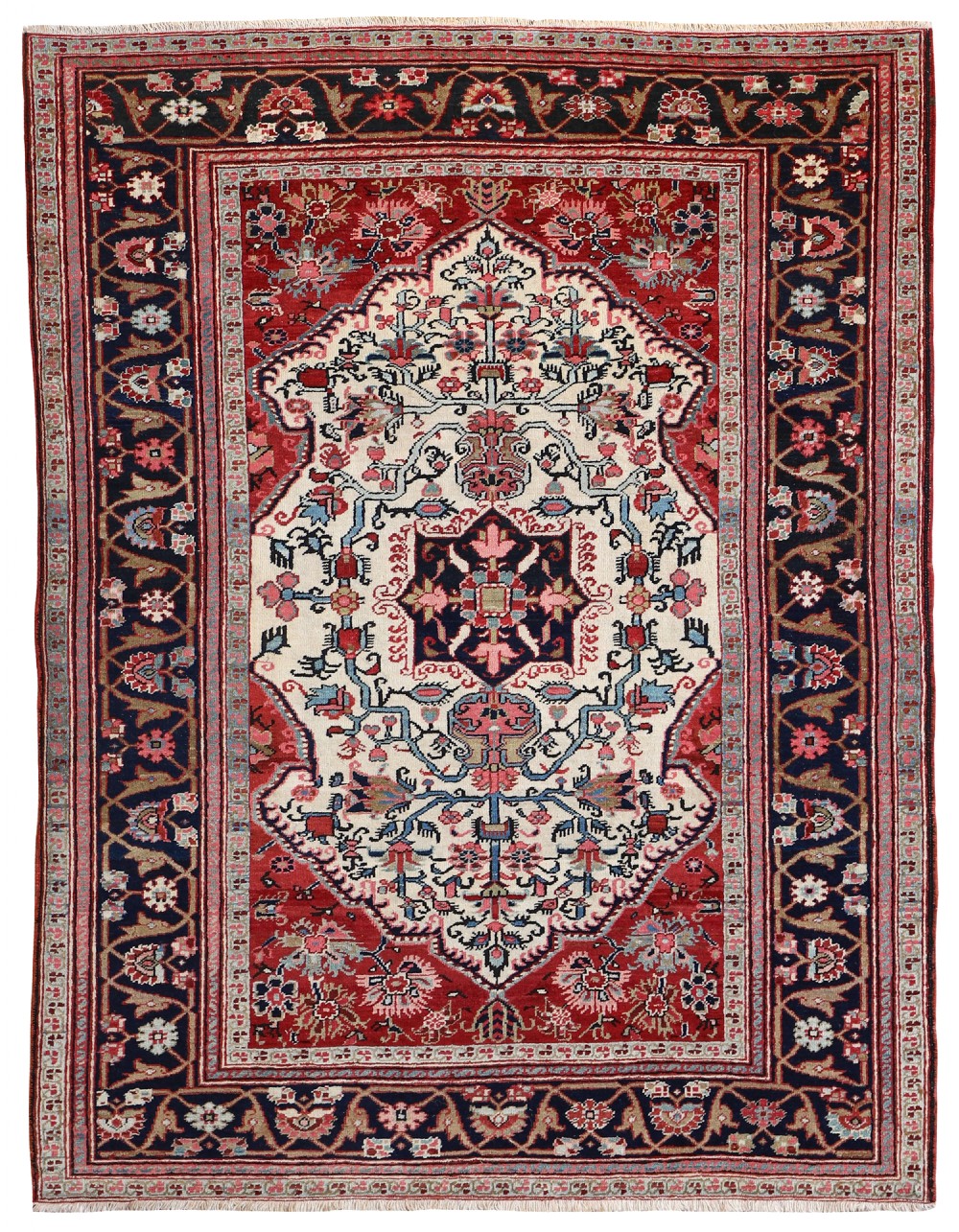 Antique Serapi rug