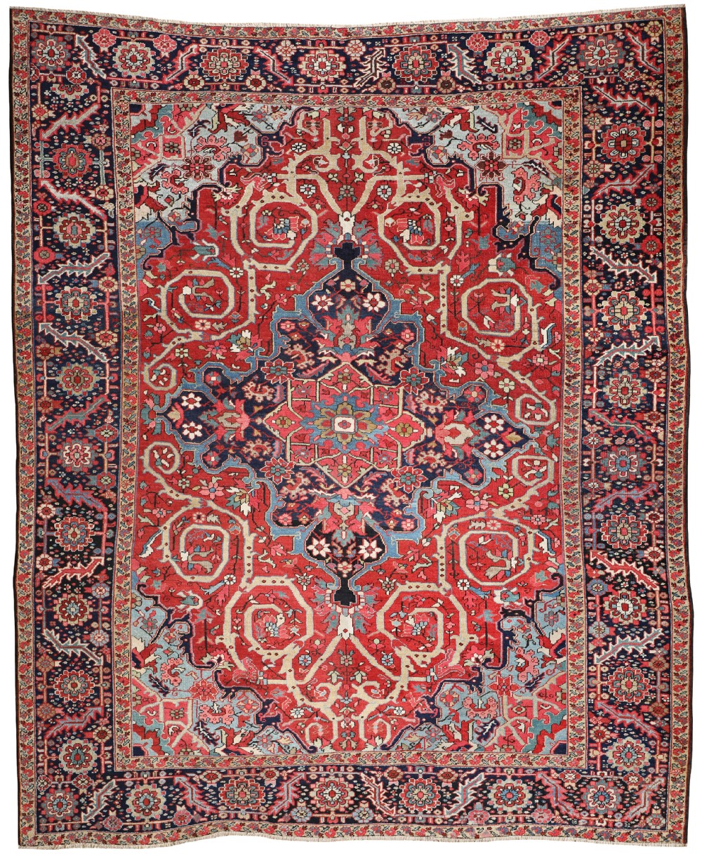 Antique Heriz carpet