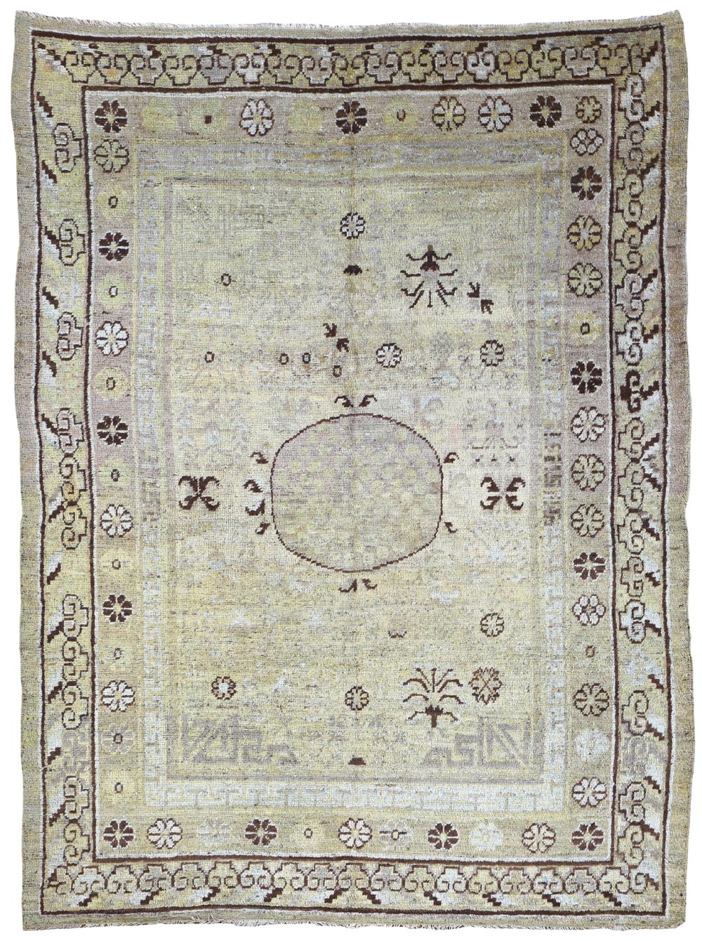 Rare Antique Khotan rug
