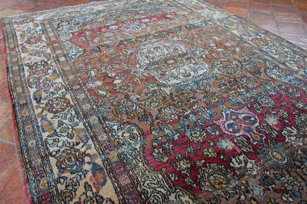 Antique Isfahan rug View V