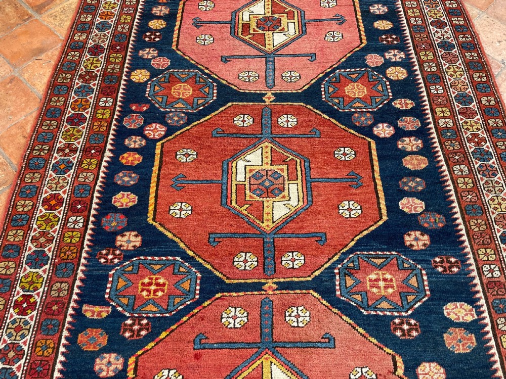 Antique Kazak Kelleh View IV