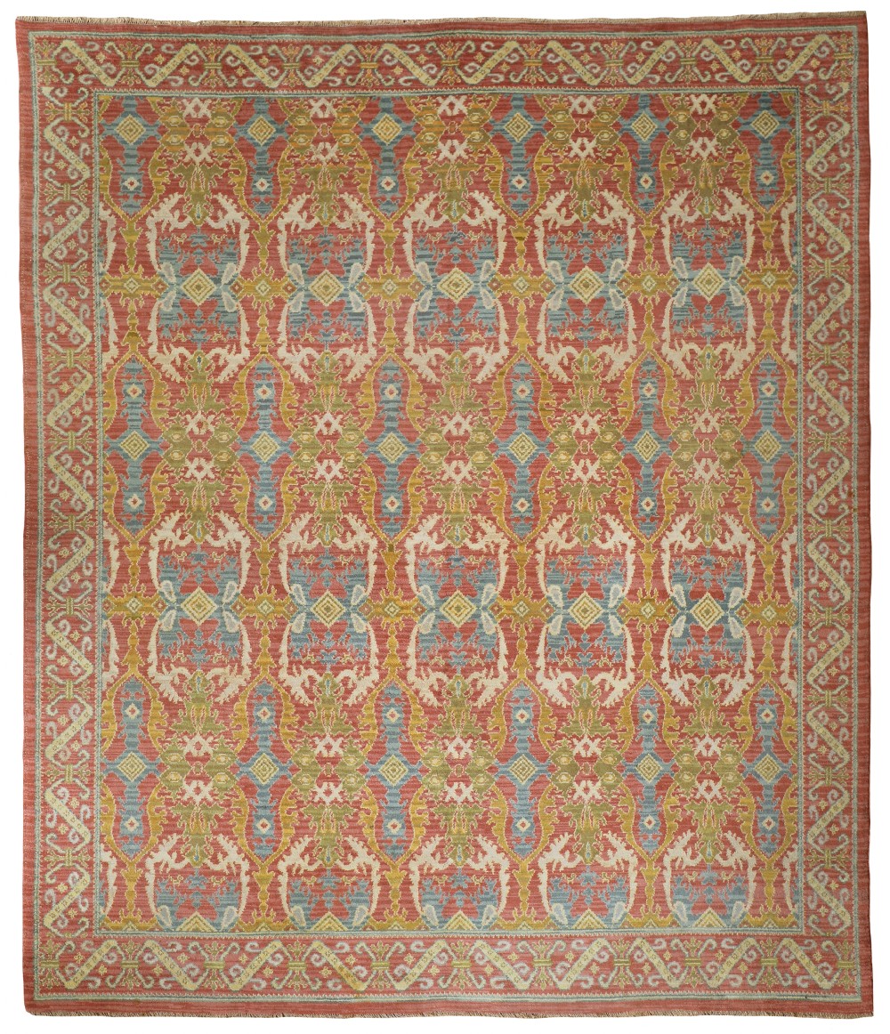 Antique Cuenca Spanish carpet