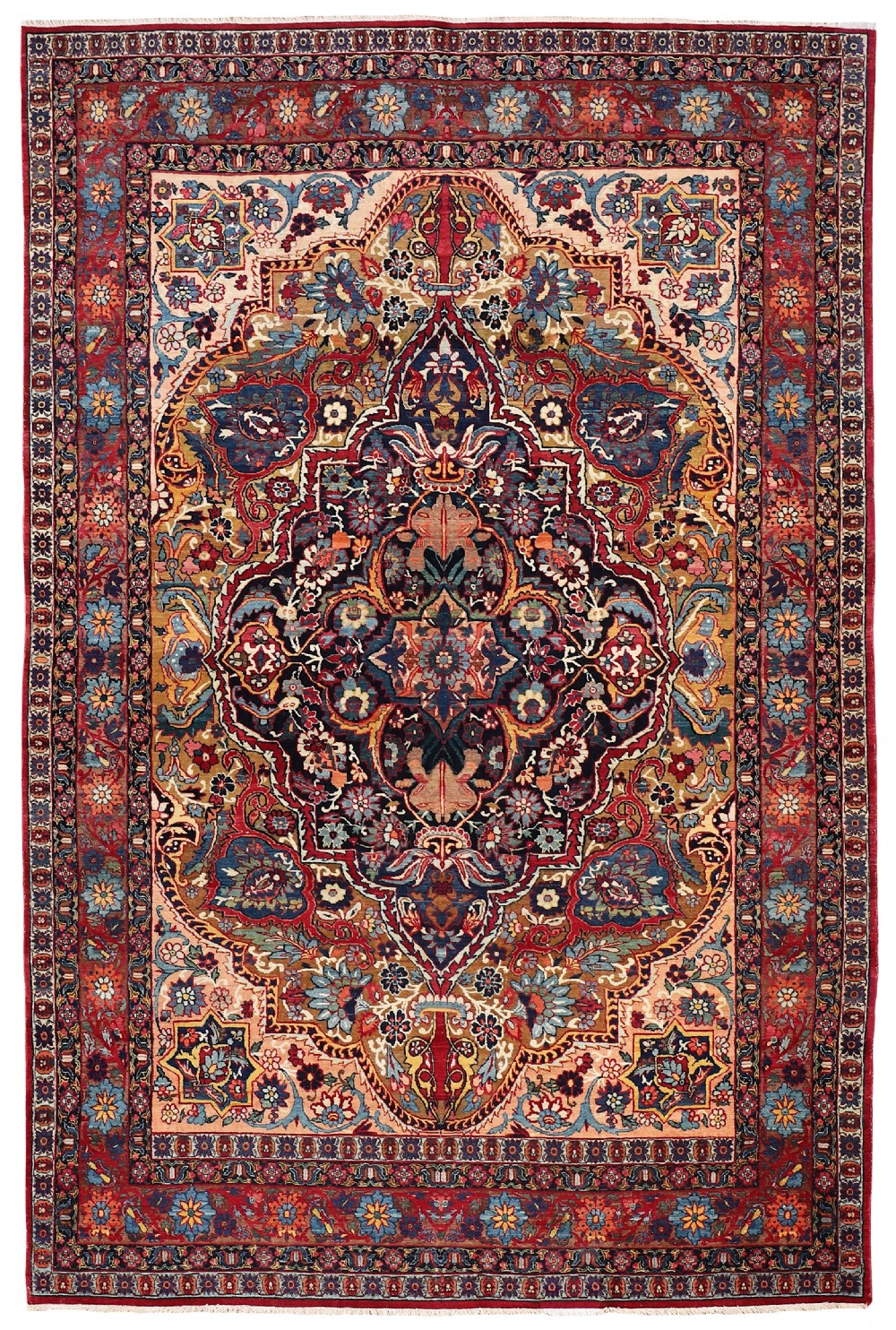 Rare Antique Kirman rug