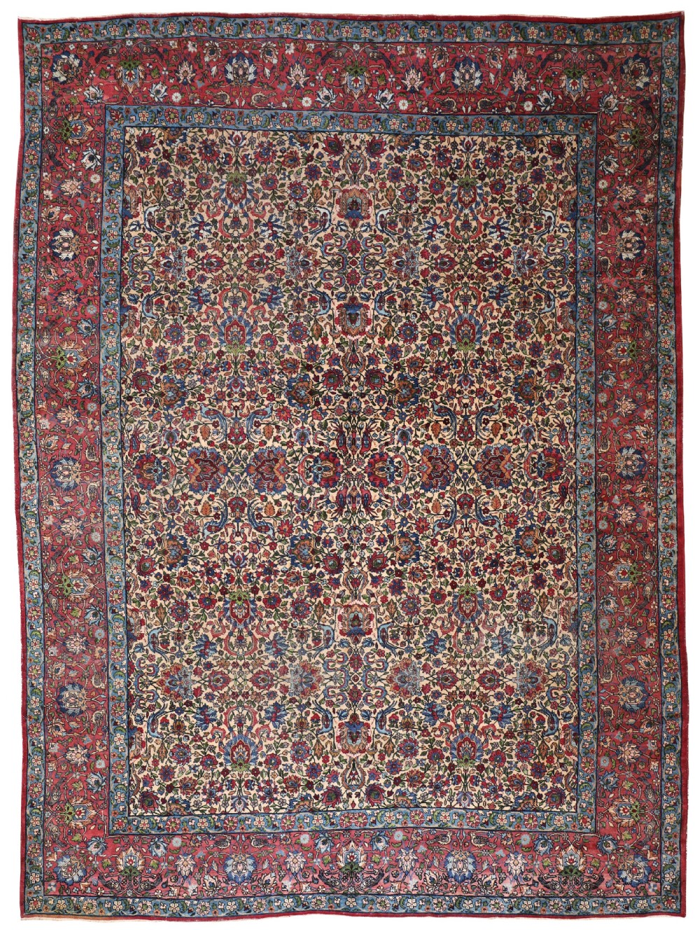 Antique Kirman carpet