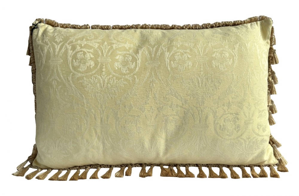 Antique Aubusson cushion View II