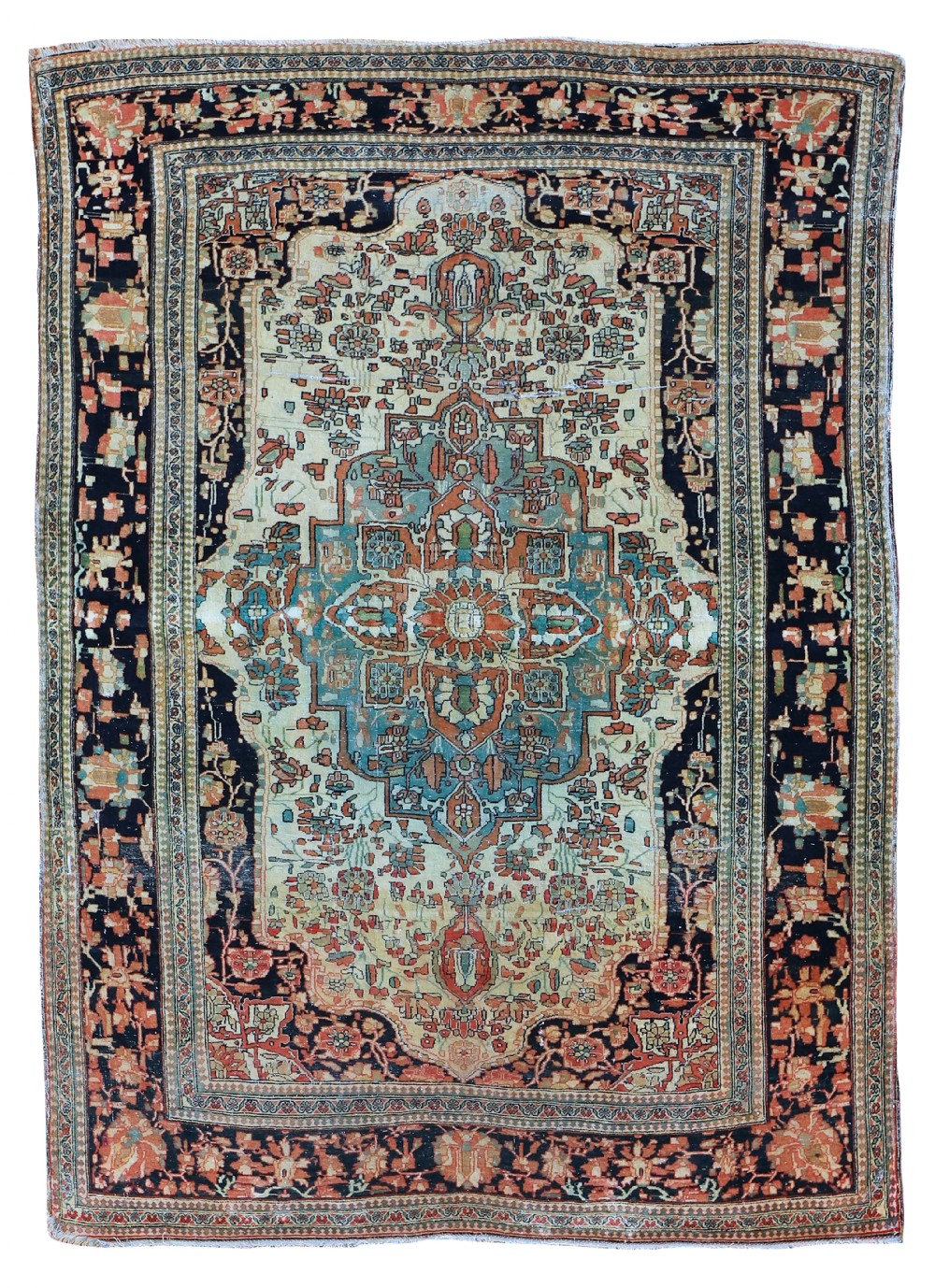 Distressed Mohtasham rug