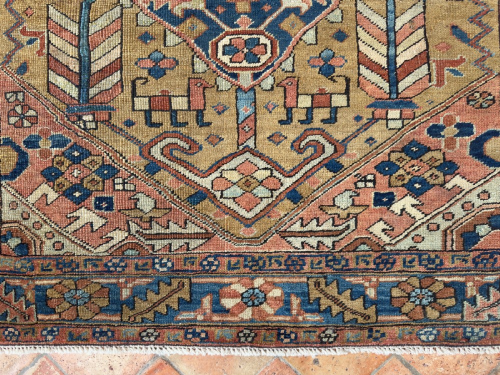 Antique Heriz rug View X