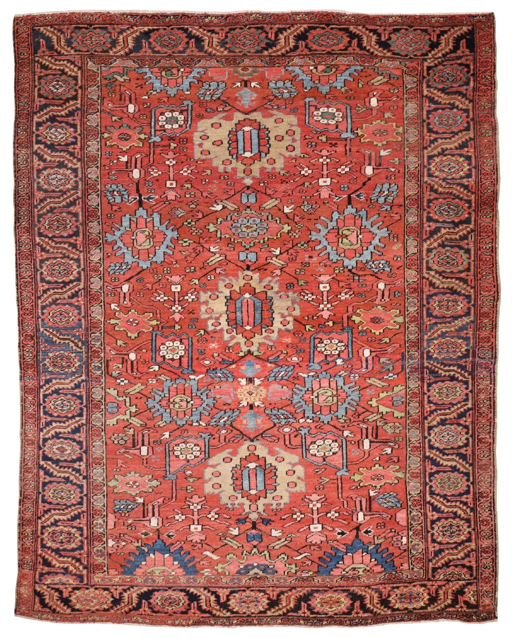 Rare Antique Heriz carpet