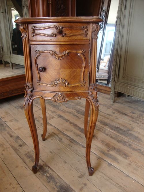 French Louis Xv Style Bedside Cabinet