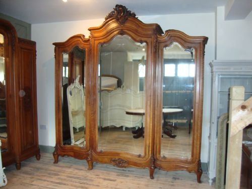 French Louis Xv Style Triple Armoire