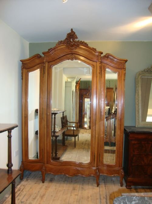 French Triple Door Armoire