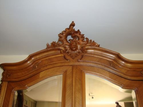 fig 1. FRENCH WALNUT ARMOIRE