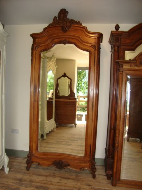 French Louis Xv1 Style Walnut Armoire