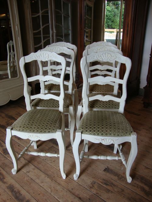 French Dining Chairs Set of Six