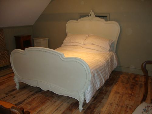 French Louis Xv Style Painted Bed