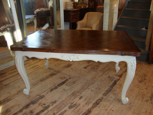 French Draw Leaf Dining Table