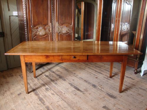 French Period Fruitwood Table