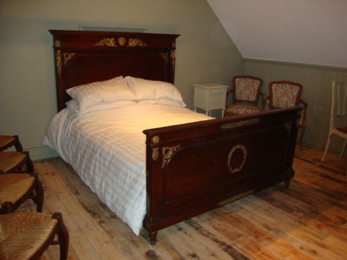 French Mohogany Empire Style Bed