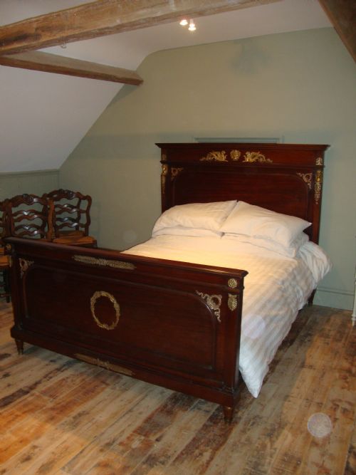 fig 1. FRENCH MOHOGANY EMPIRE STYLE BED
