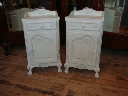 Pair of French Bedside Cabinets