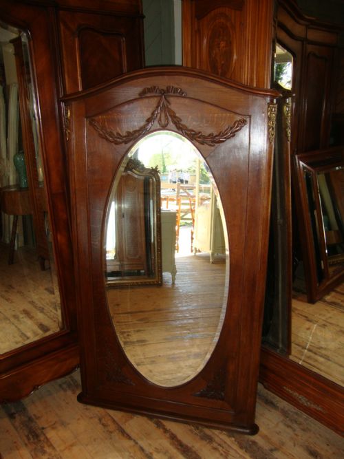 French Oak Mirror