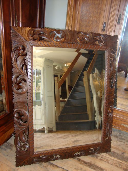 French Oak Mirror