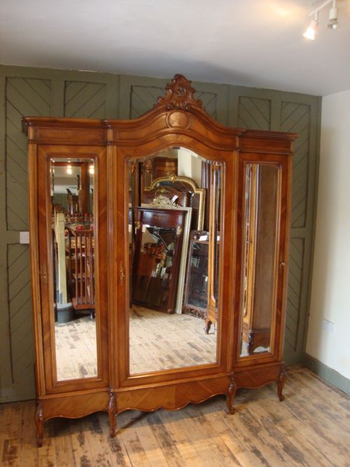 French Louis Xv Style Triple Armoire