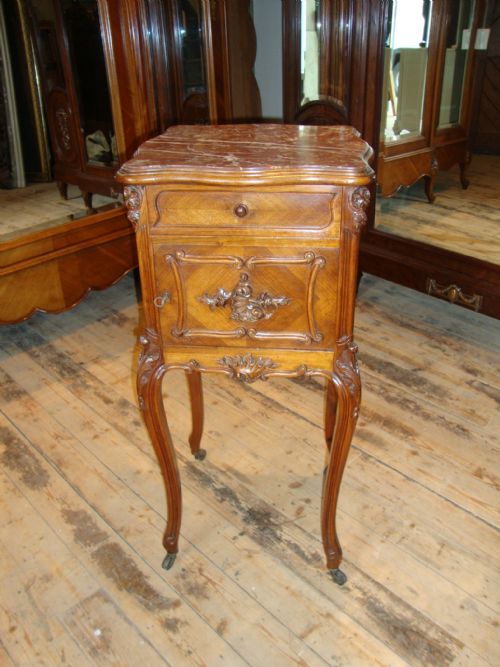 French Louis Xv Style Bedside Cabinet