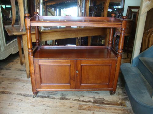 English Mahogany Buffet Table - Server