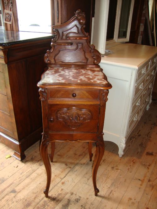 French Louis Xv Style Bedside Cabinet