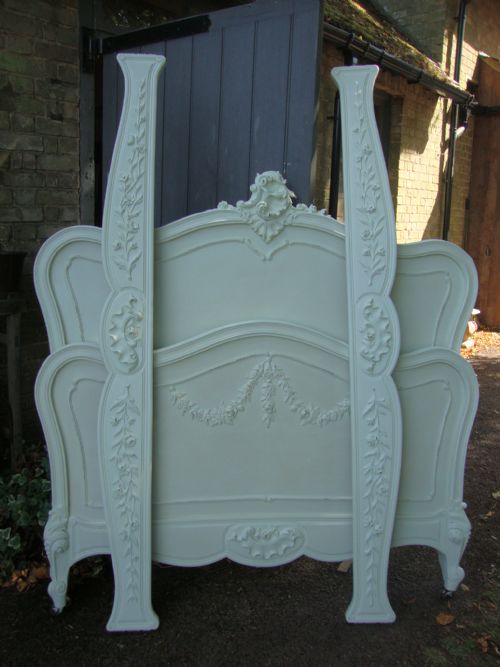 fig 1. FRENCH LOUIS XV STYLE DOUBLE BED