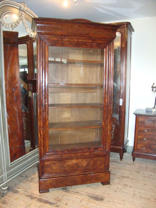 French Louis Philippe Mahogany Vitrine