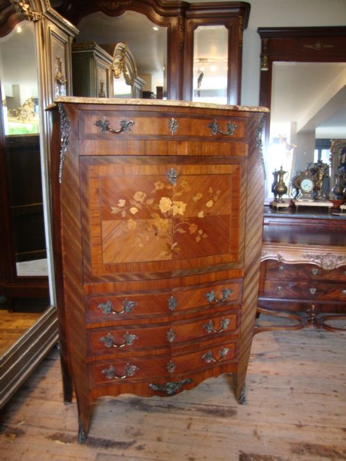 French Inlaid Secrétaire – Abattant