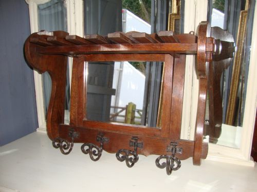 French Oak Coat Rack