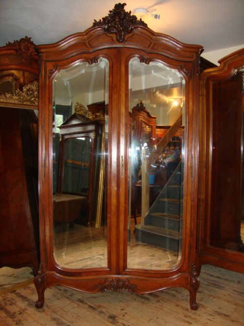 French Louis Xv Style Rosewood Armoire