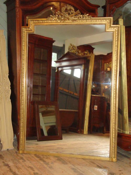 French Louis Xvi Style Gilded Mirror