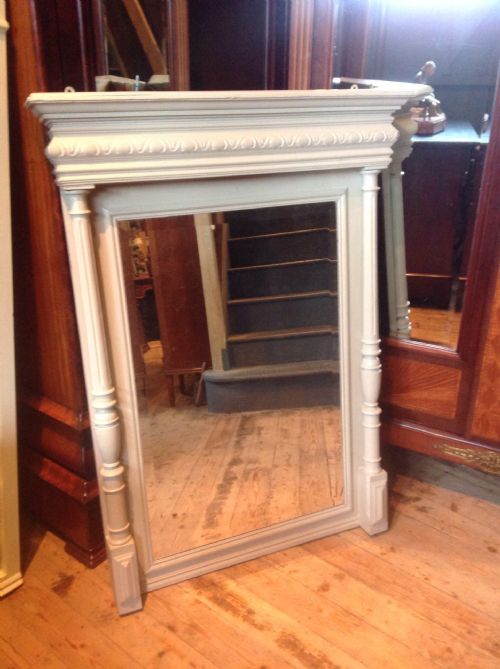 French Henri 11 Painted Mirror