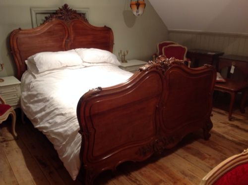fig 1. FRENCH LOUIS XV STYLE LARGE BED