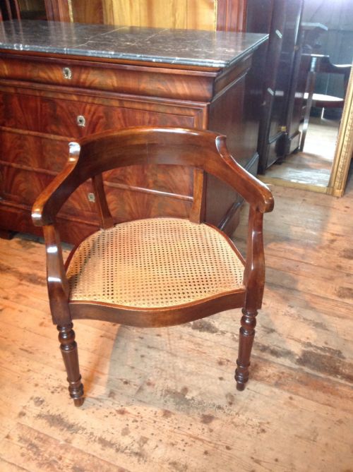 French Walnut Desk Chair