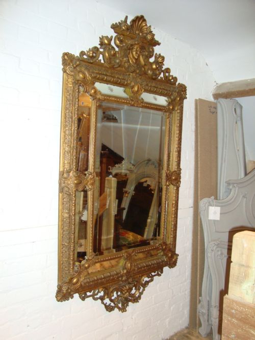 French Neo Classical Gilded Mirror