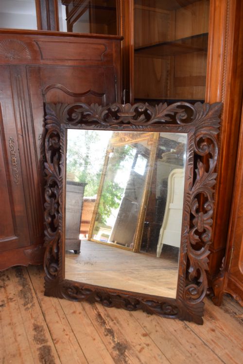 French Oak Mirror