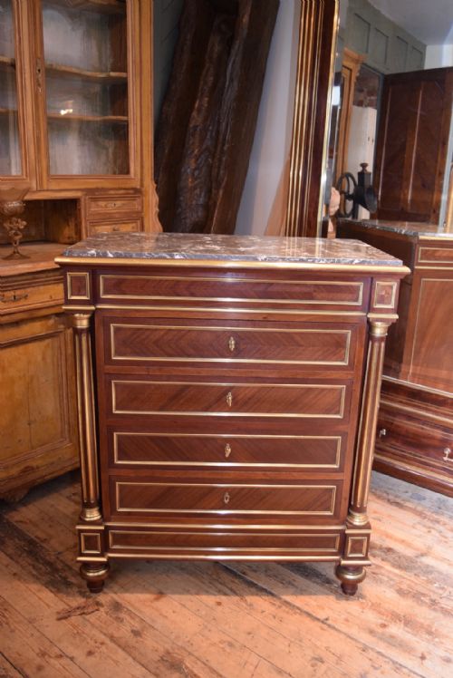French Brass Bound Commode